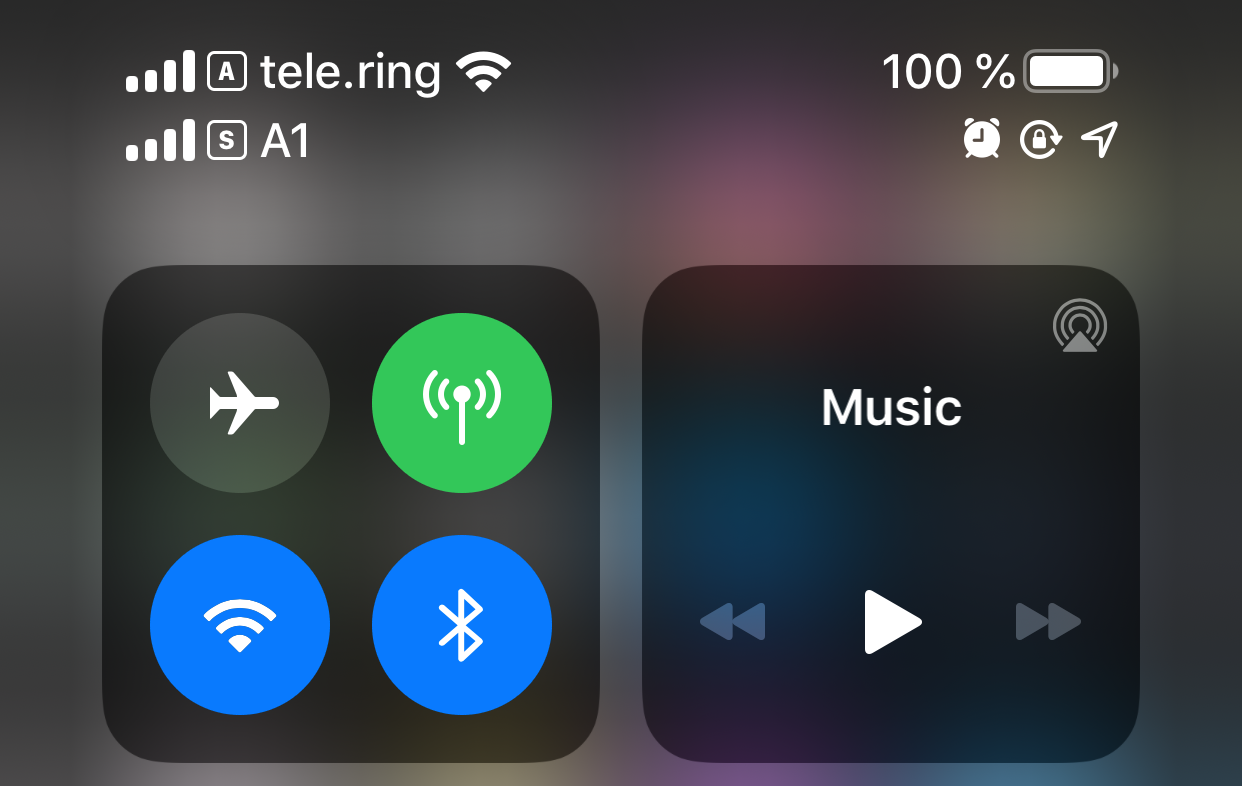 Two SIMs on an iPhone